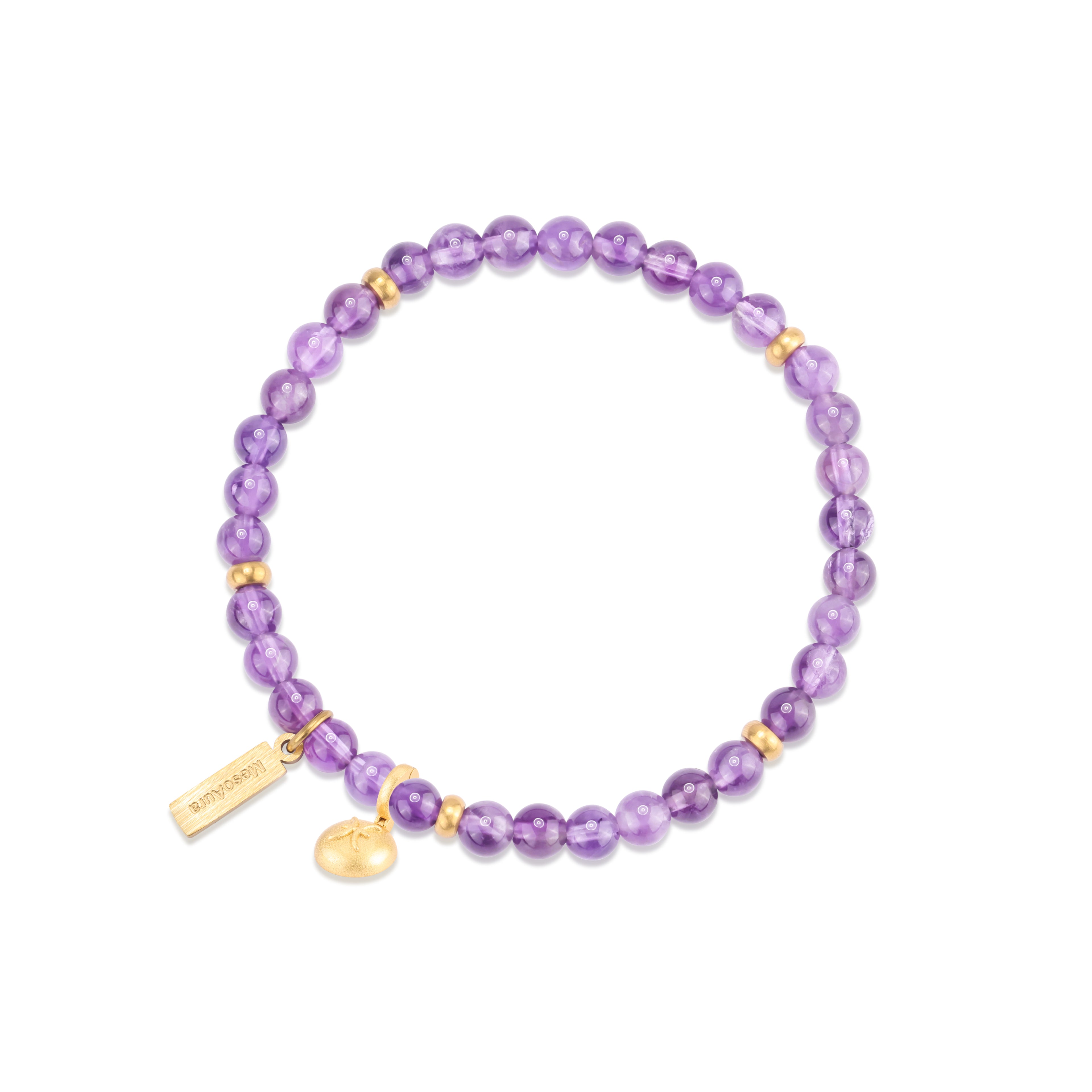 Starlit Guardian Amethyst Bracelet