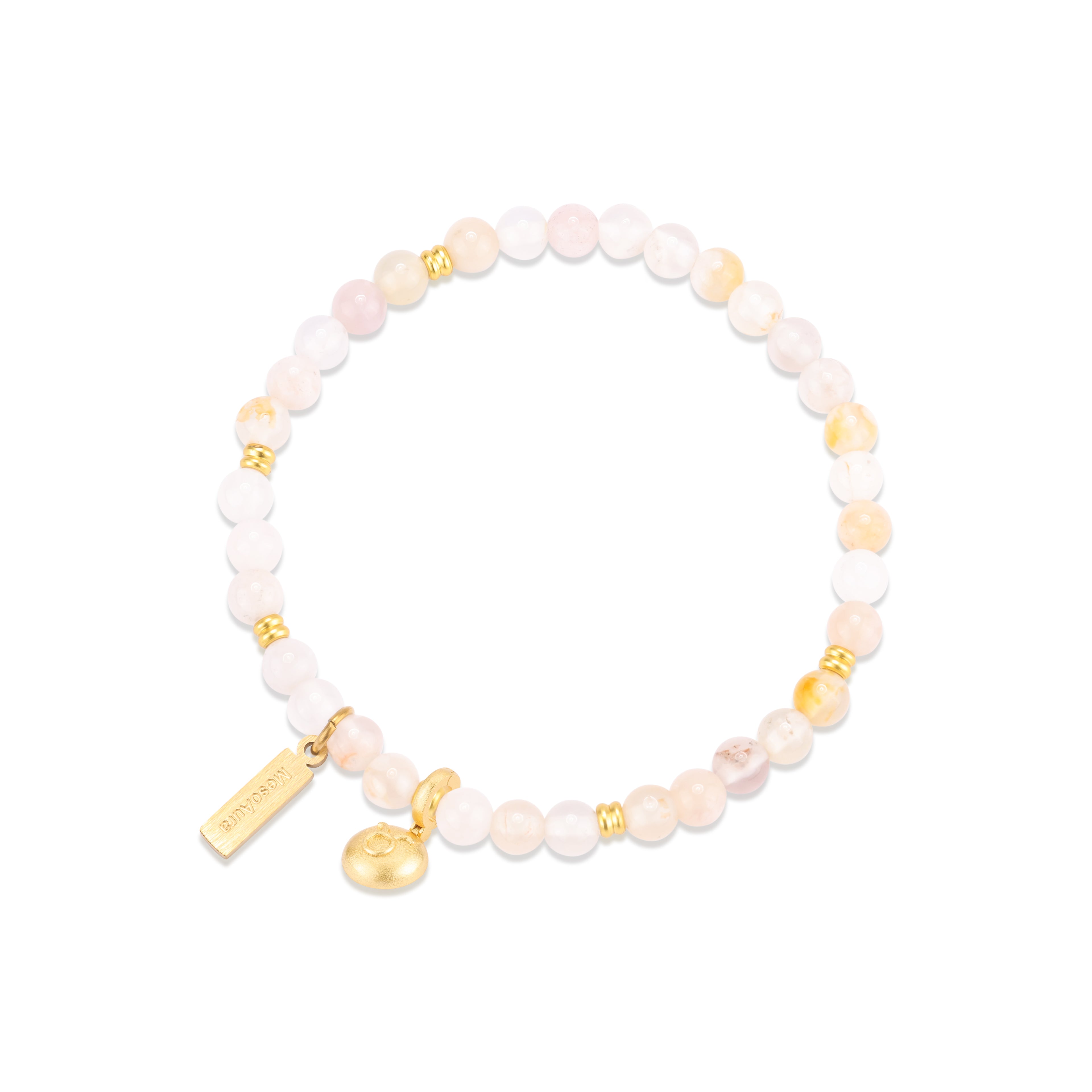 Blossom Fate Sakura Agate Bracelet