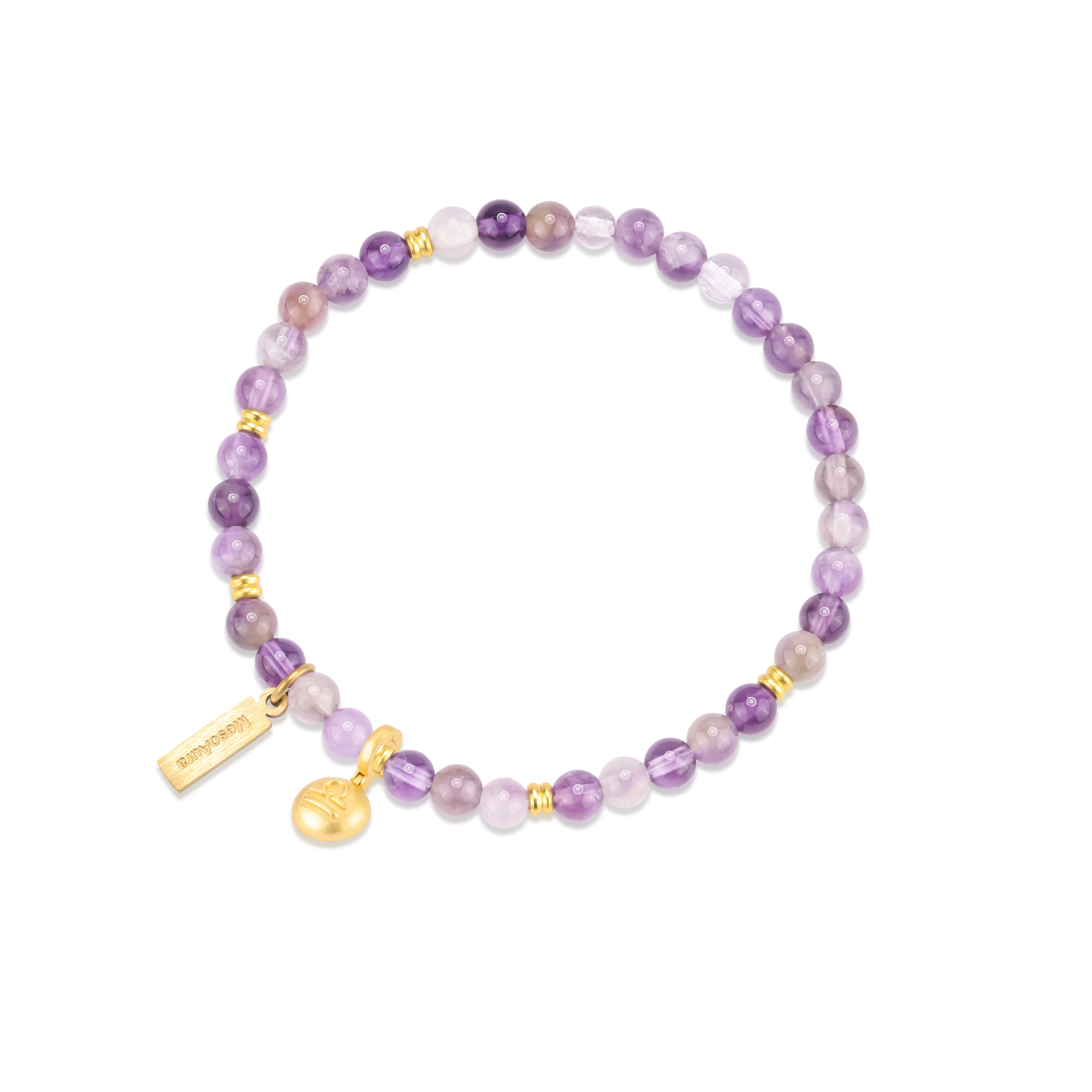 Soul Resonance Purple Fluorite Bracelet