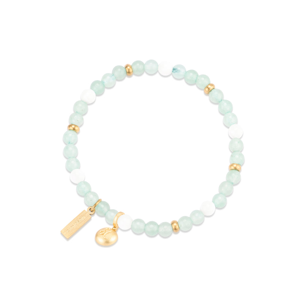 Prosperity Shield Green Aventurine Bracelet