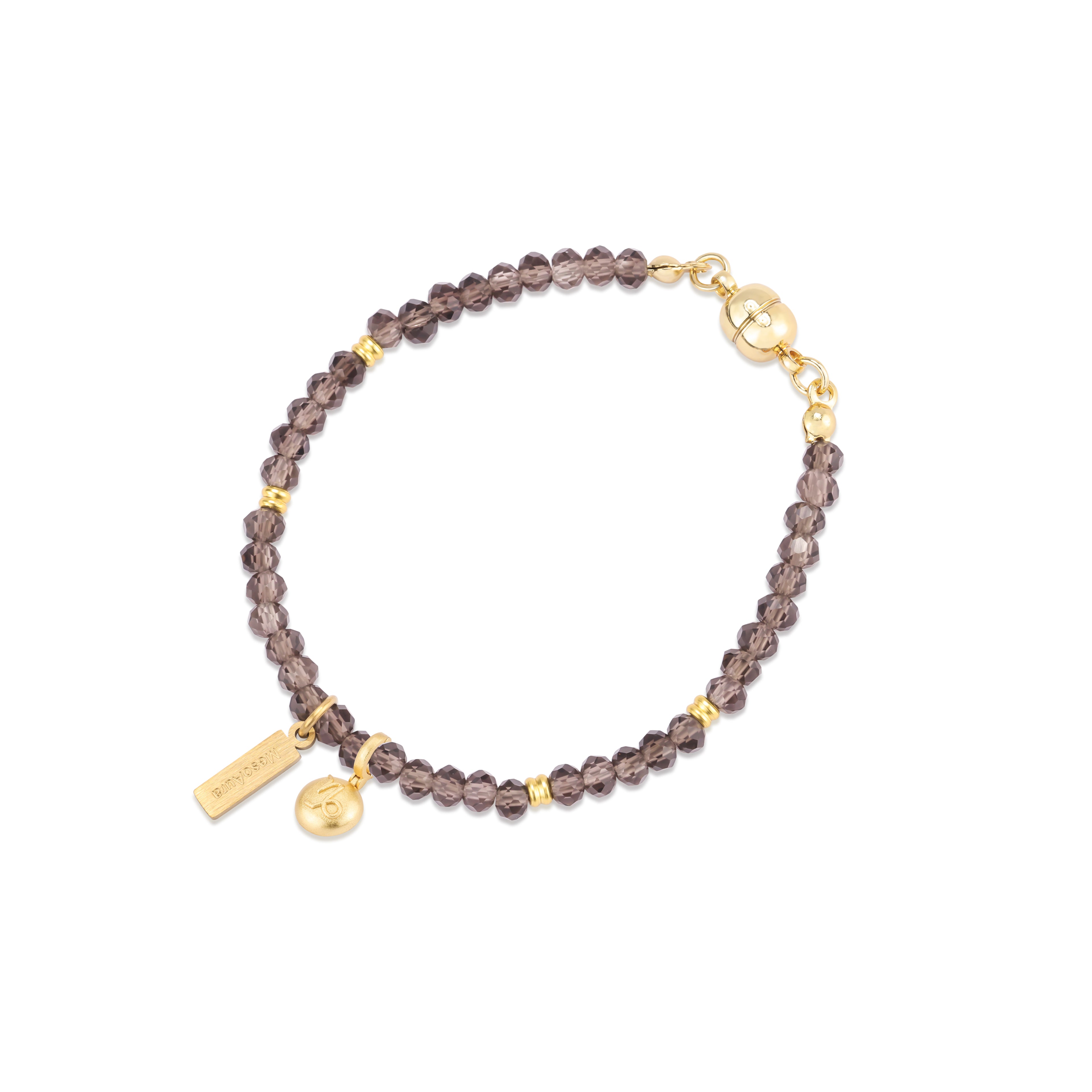 Steadfast Fortune Smoky Quartz Bracelet