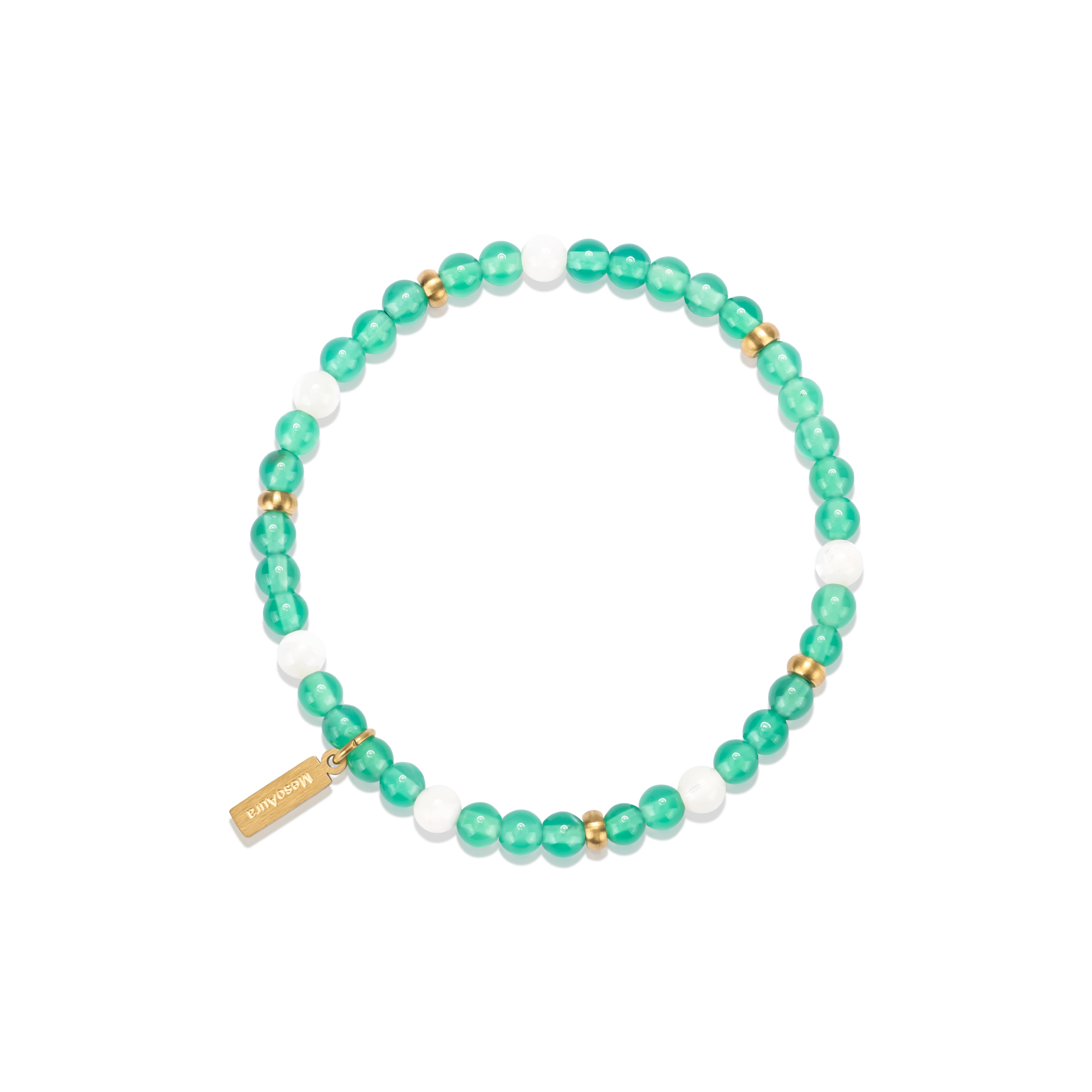 Gentle Guardian Green Agate Bracelet