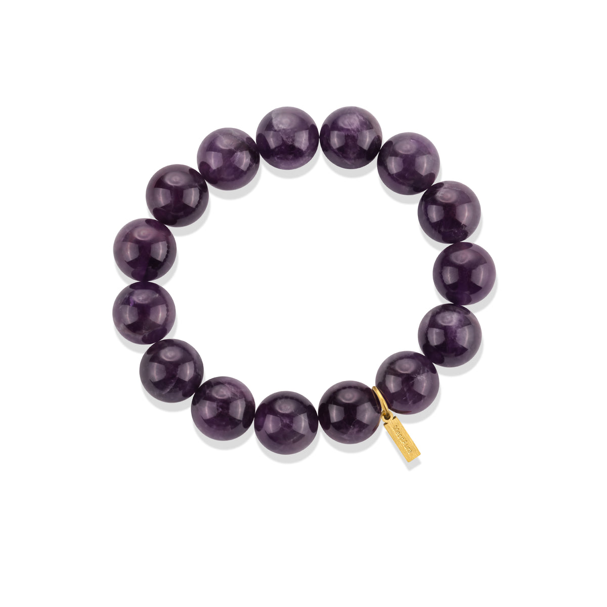 Midnight Clear Amethyst Bracelet