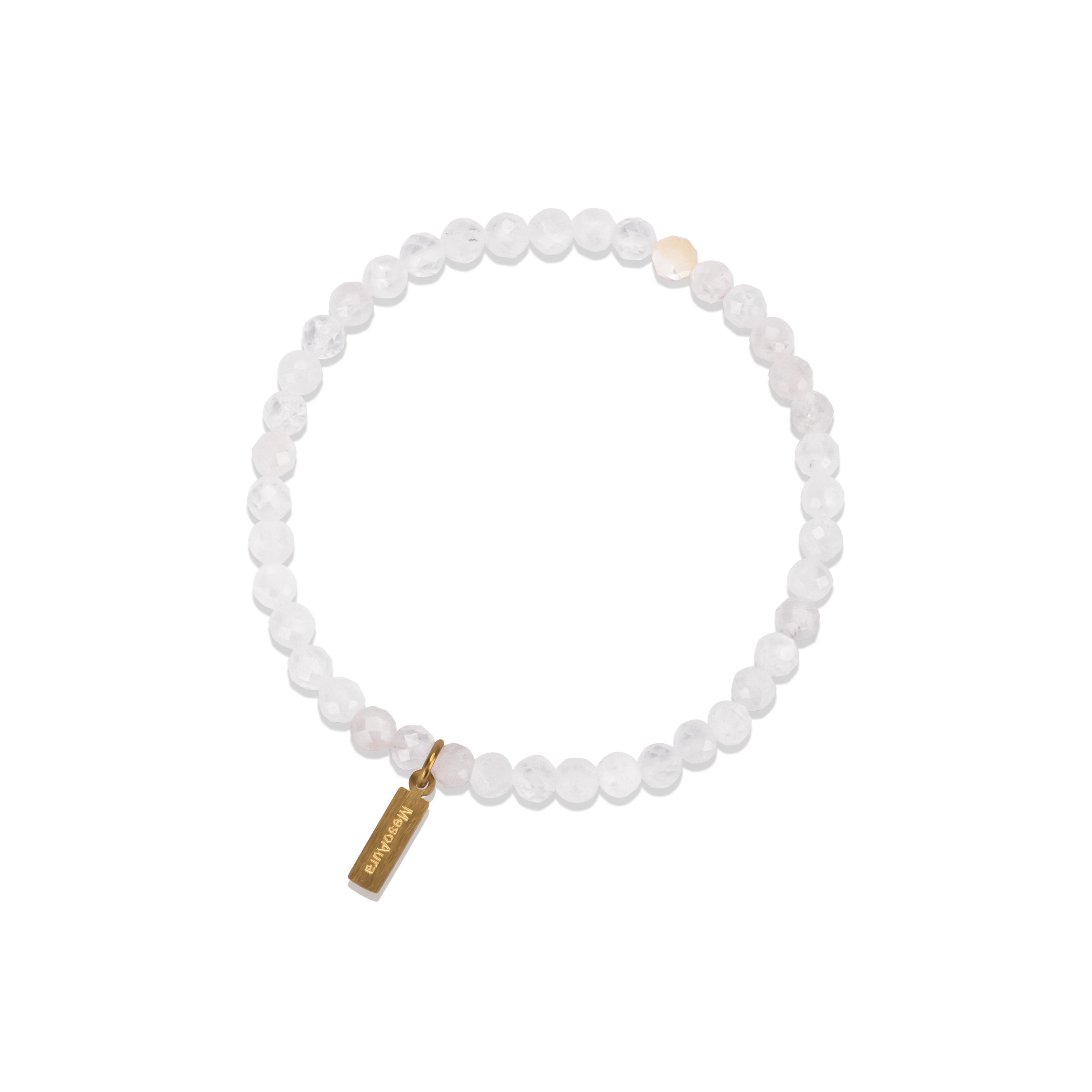 Gentle Awakening White Moonstone Bracelet