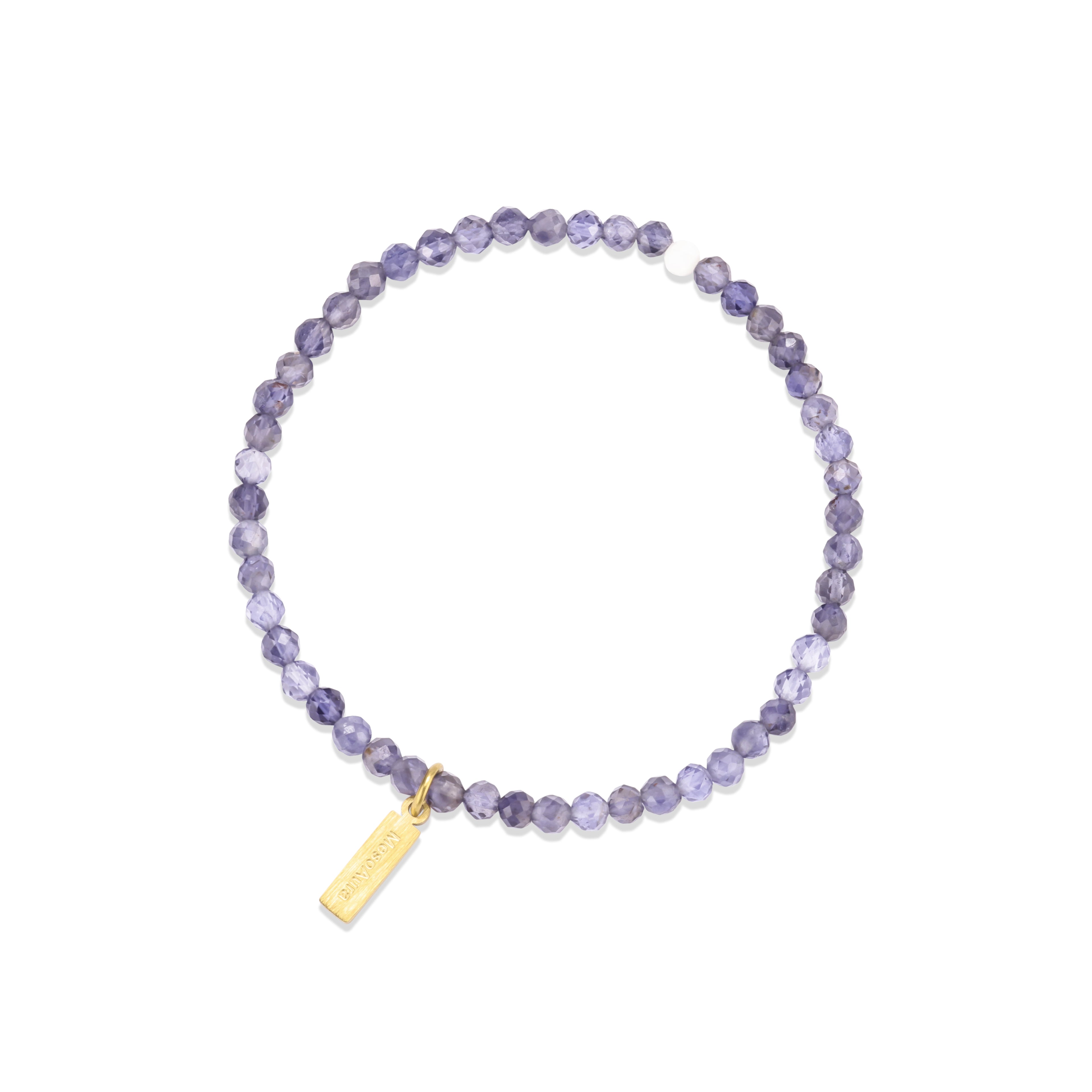 Navigational Compass Iolite Bracelet