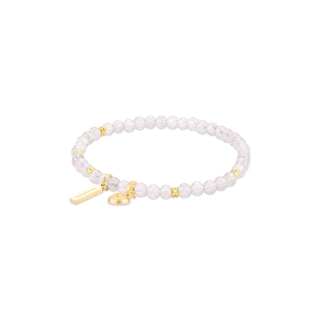 Moonlit Bond Gray Moonstone Bracelet