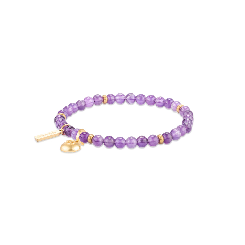 Starlit Guardian Amethyst Bracelet
