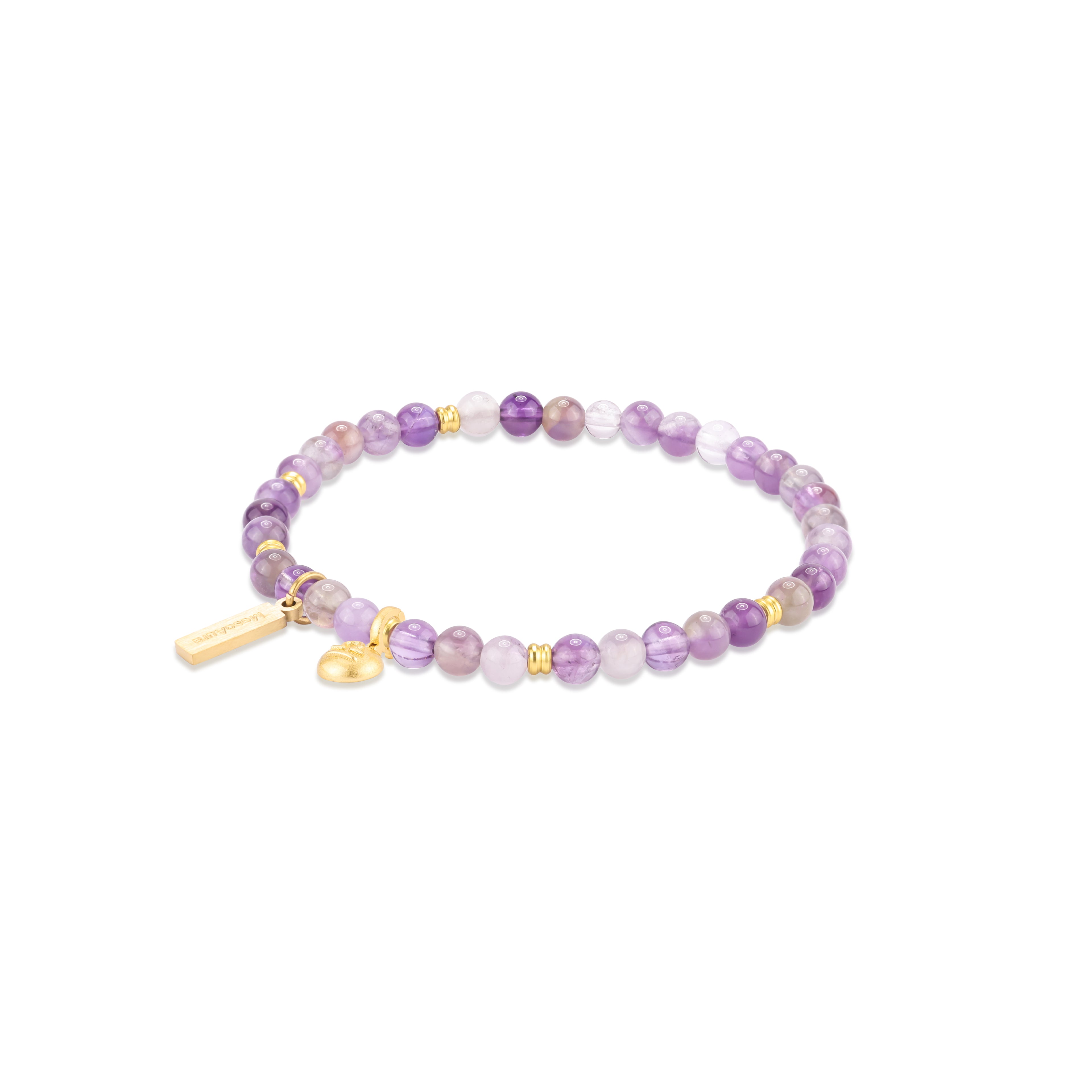 Soul Resonance Purple Fluorite Bracelet
