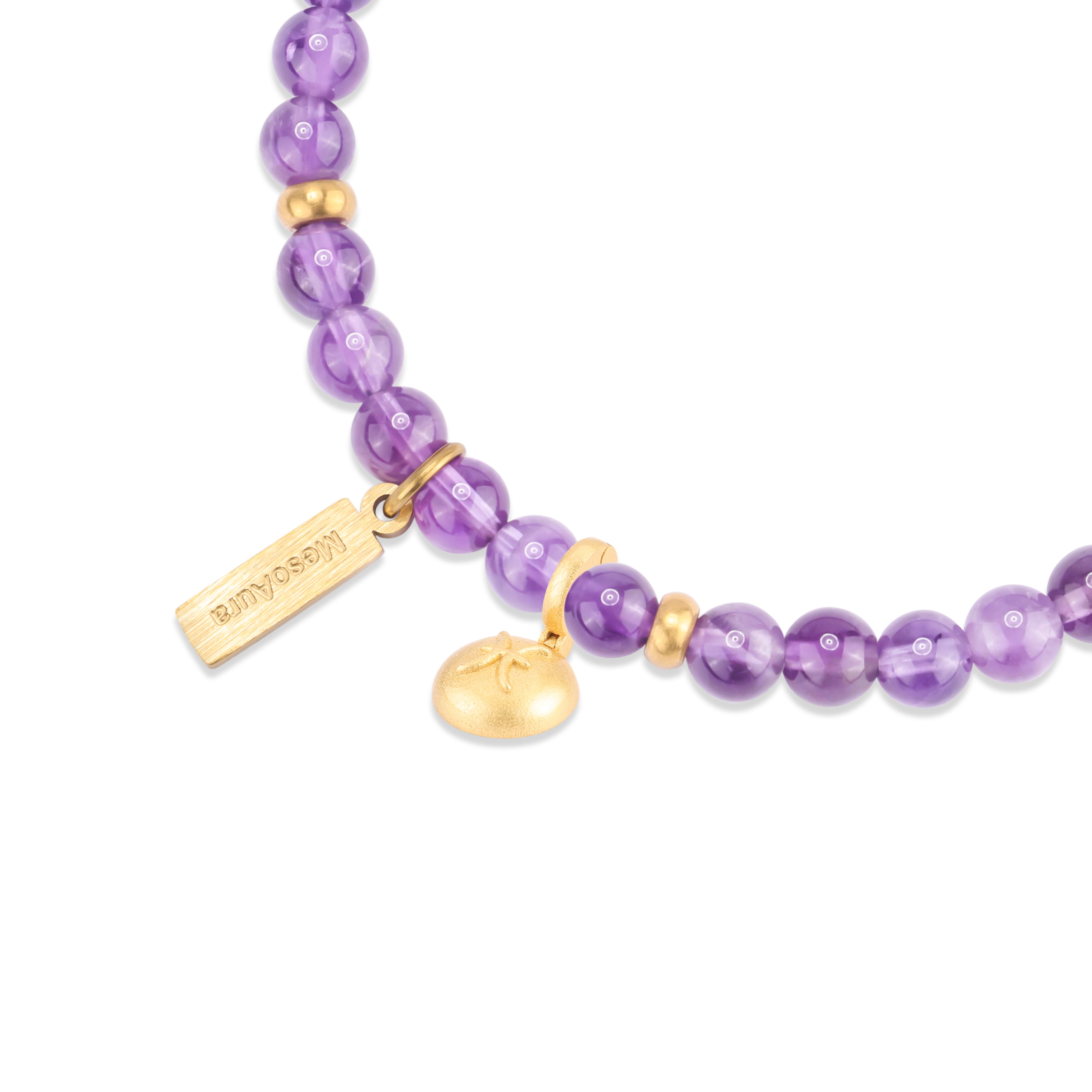 Starlit Guardian Amethyst Bracelet