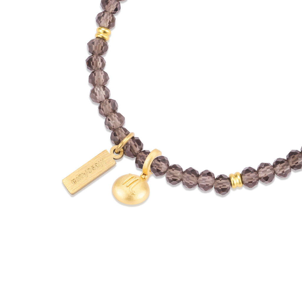 Steadfast Fortune Smoky Quartz Bracelet