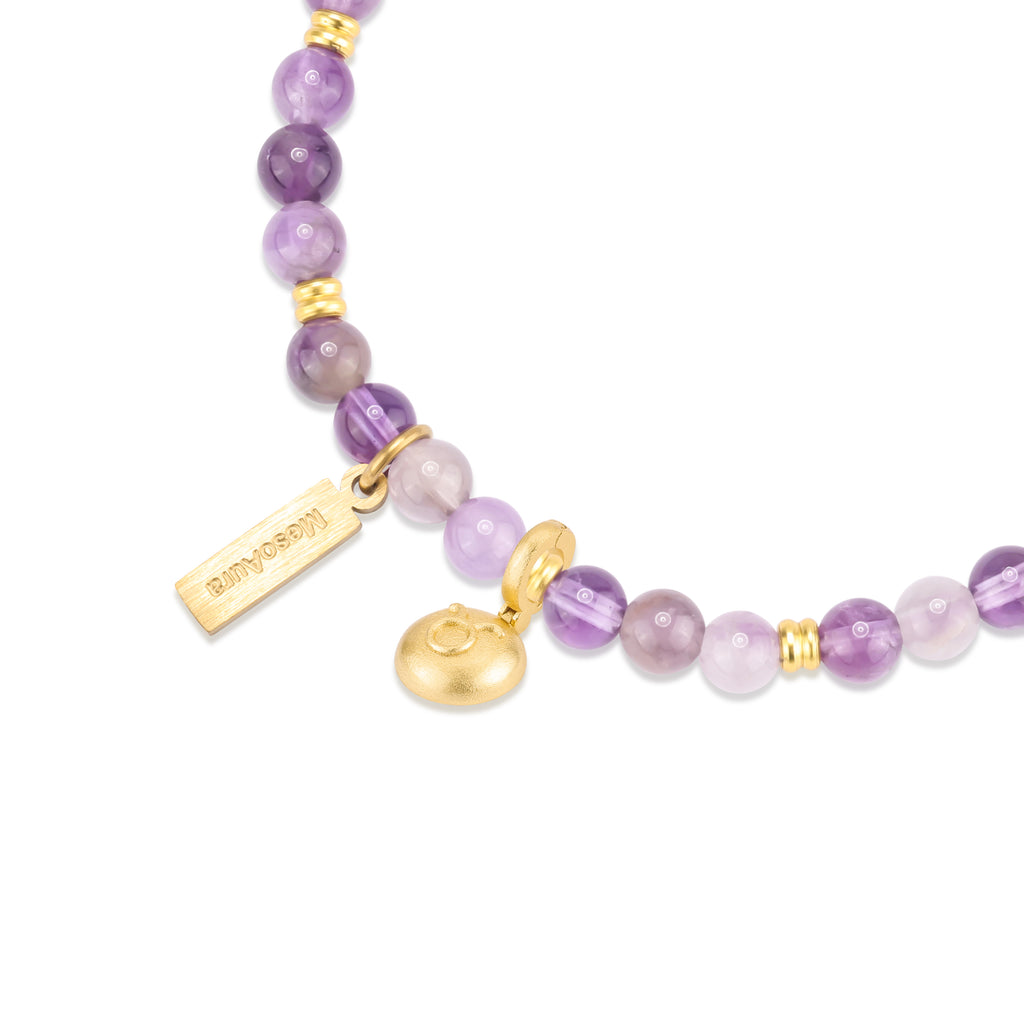 Soul Resonance Purple Fluorite Bracelet