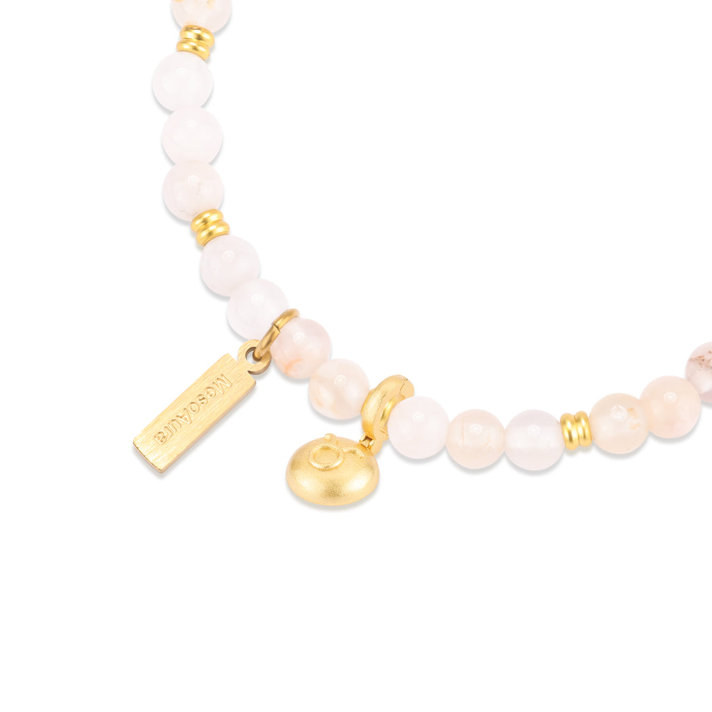 Blossom Fate Sakura Agate Bracelet