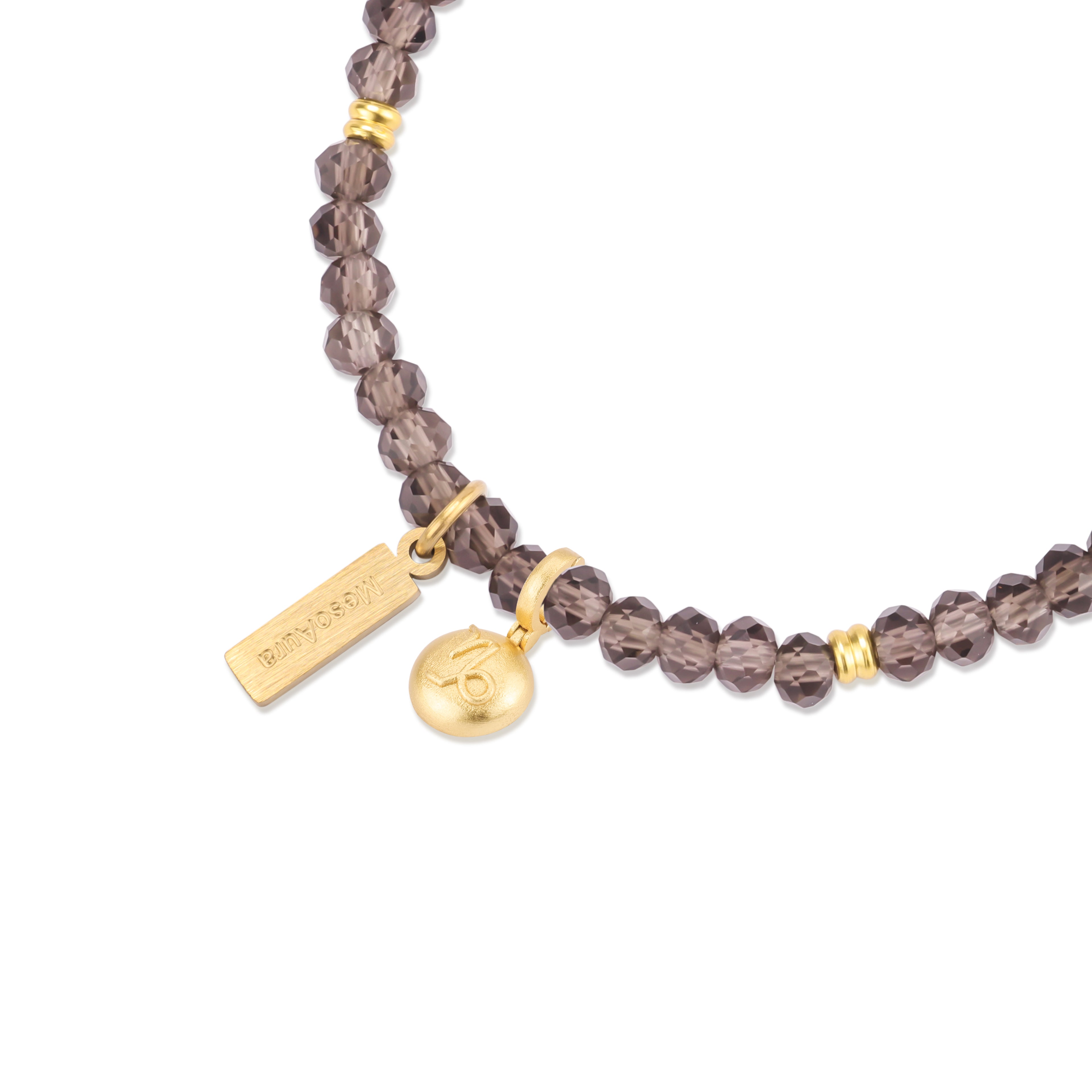 Steadfast Fortune Smoky Quartz Bracelet