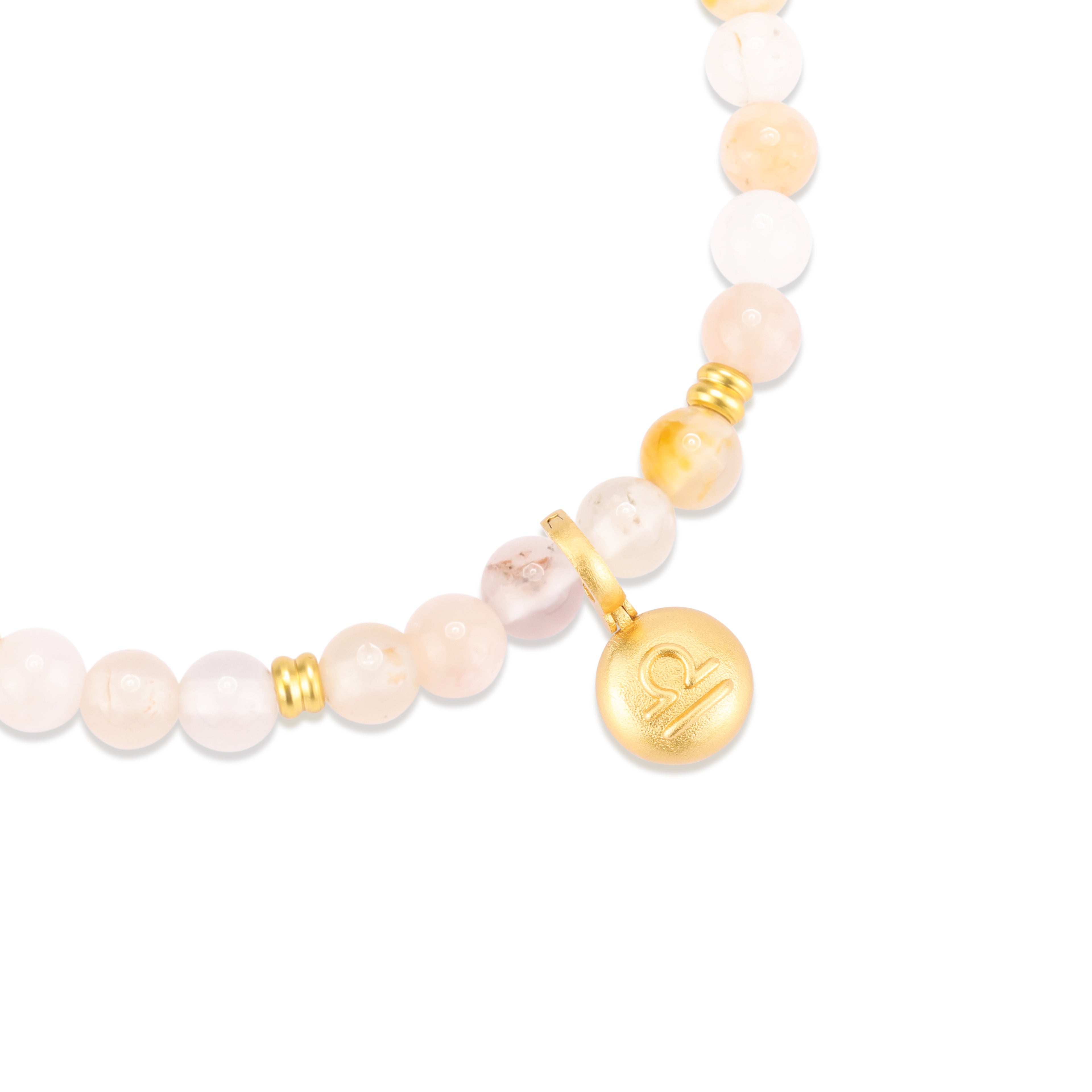 Blossom Fate Sakura Agate Bracelet