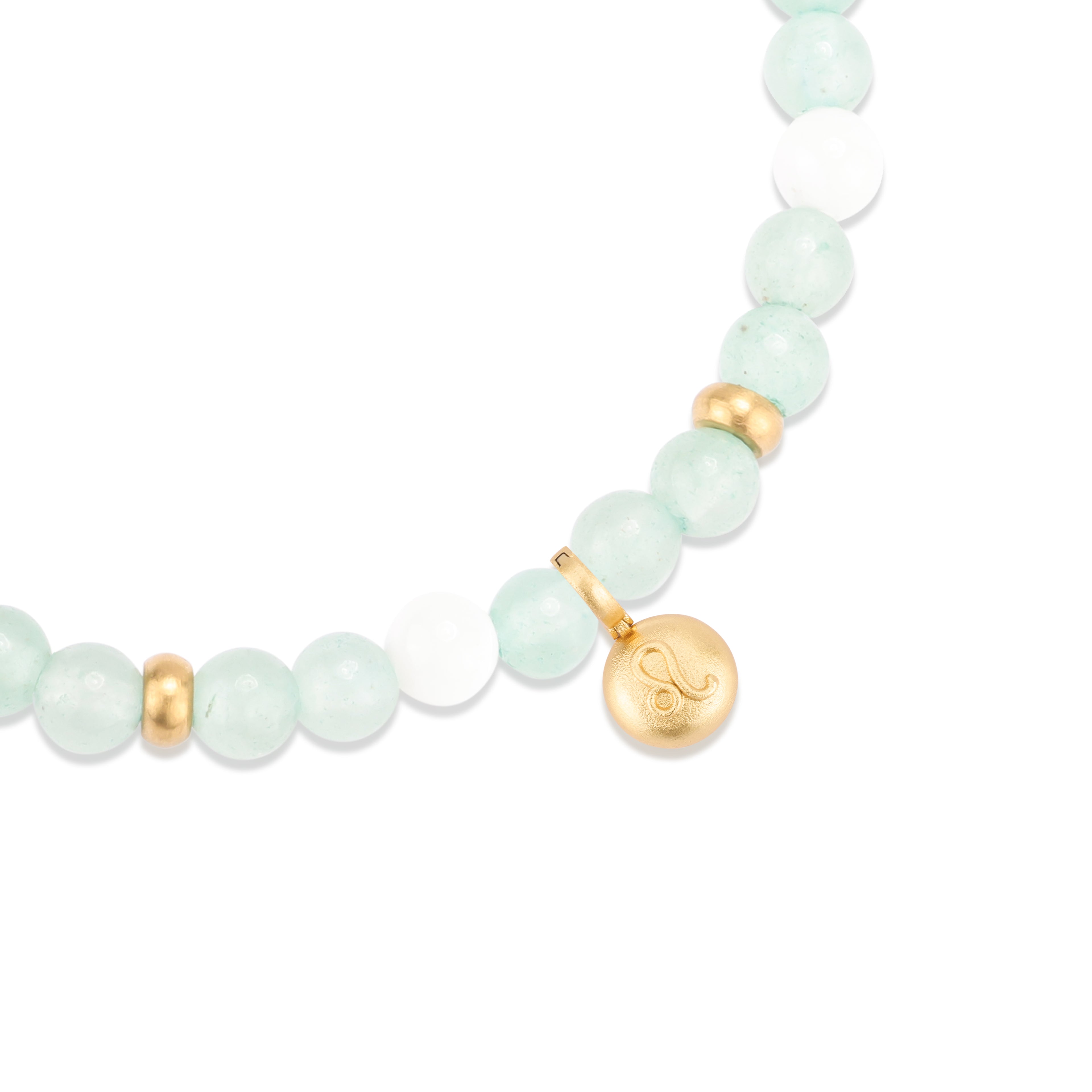 Prosperity Shield Green Aventurine Bracelet