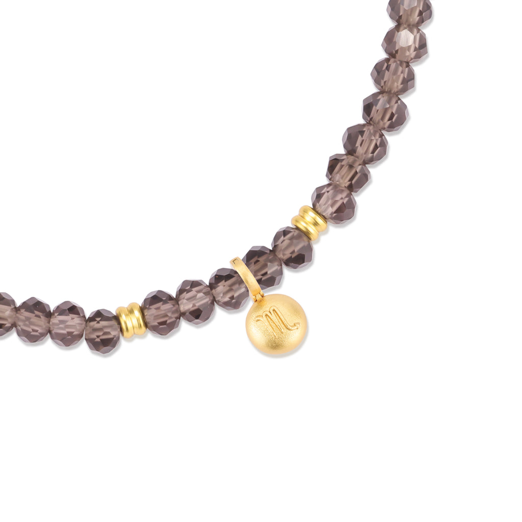 Steadfast Fortune Smoky Quartz Bracelet