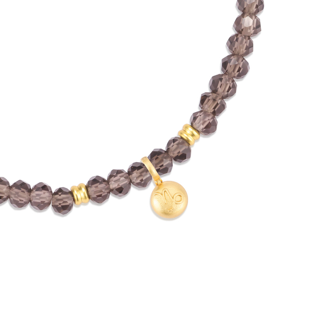 Steadfast Fortune Smoky Quartz Bracelet