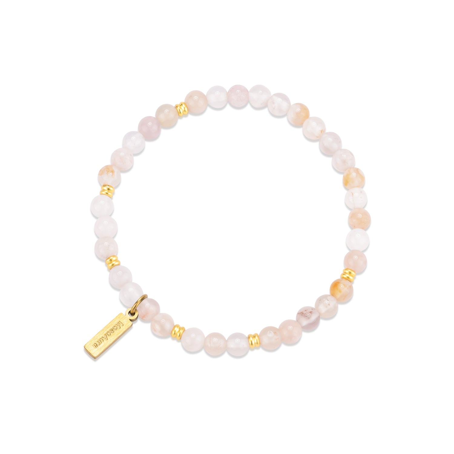 Blossom Fate Sakura Agate Bracelet