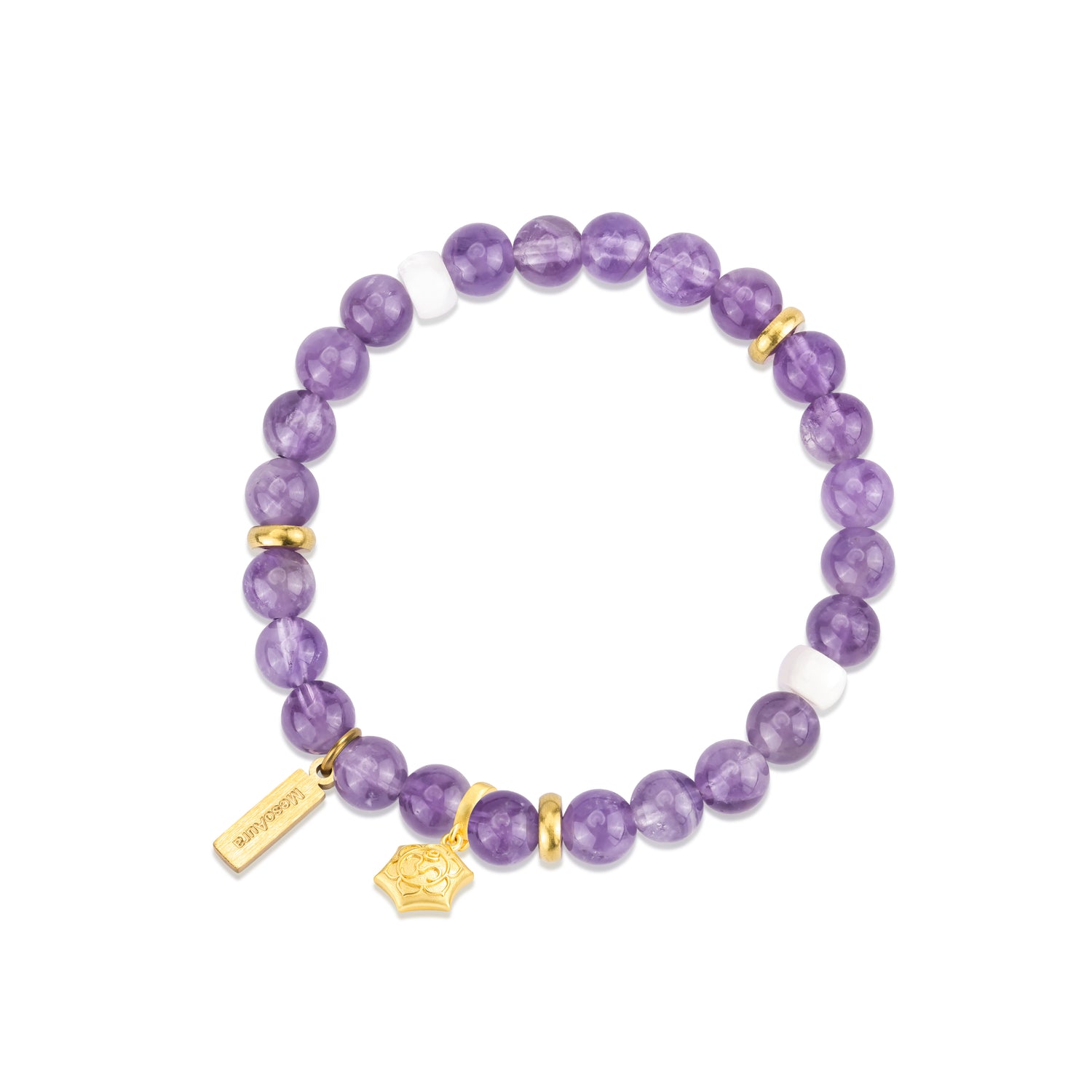 Crown Chakra – Amethyst Arpeggio Bracelet