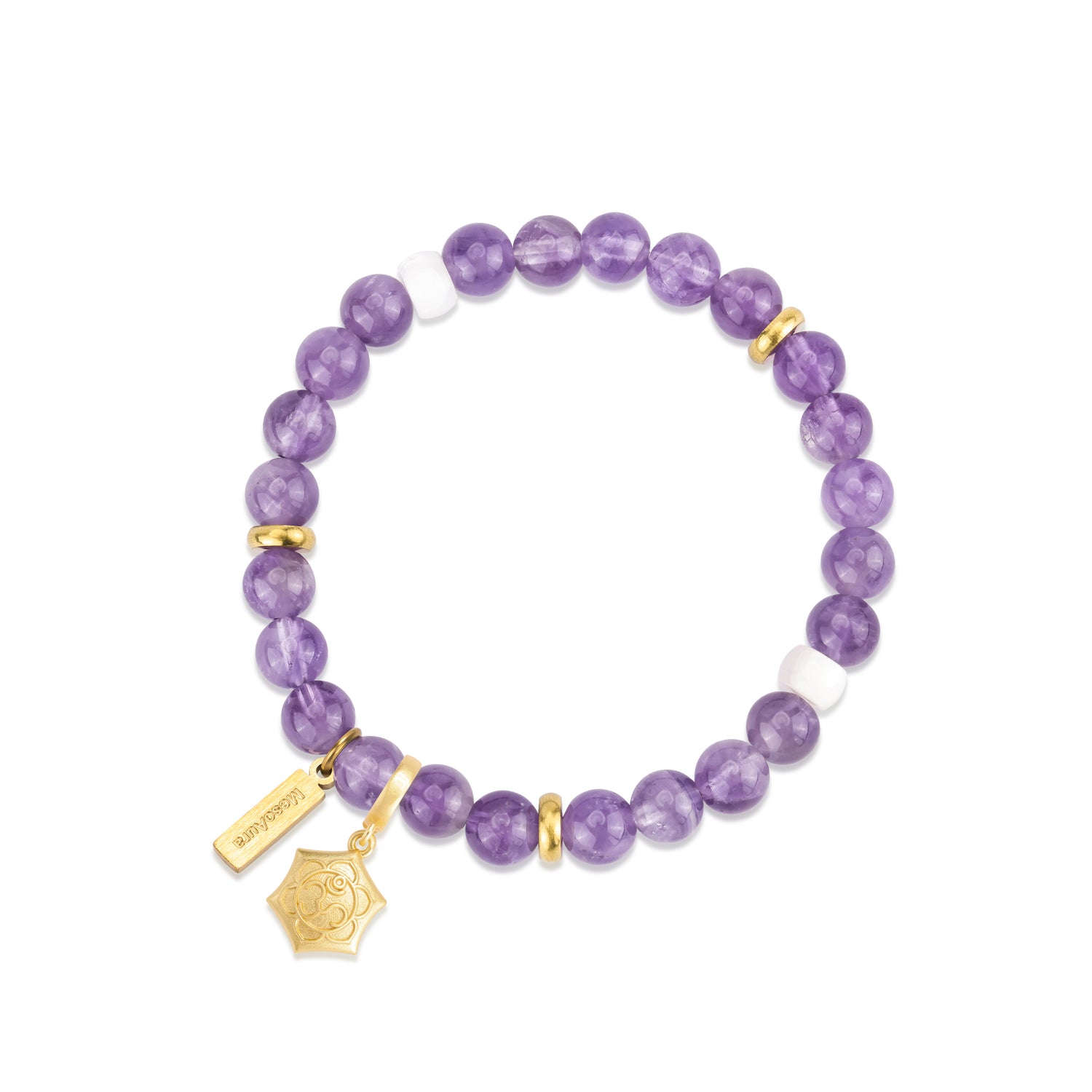 Crown Chakra – Amethyst Arpeggio Bracelet