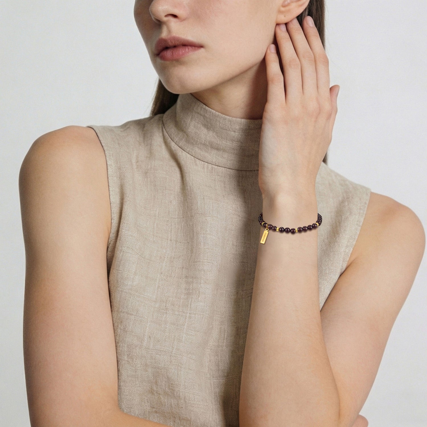 Eternal Bond Garnet Bracelet