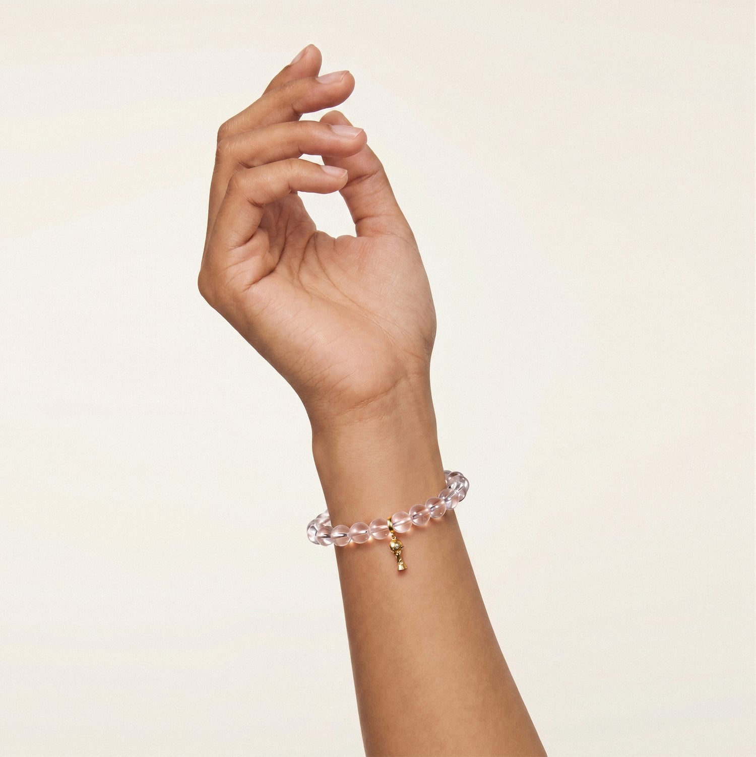 Football Series Clear Quartz Bracelet
