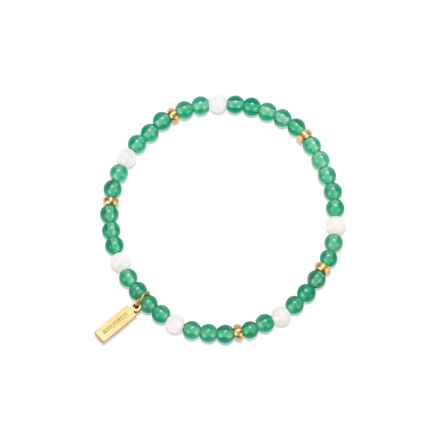 Gentle Guardian Green Agate Bracelet