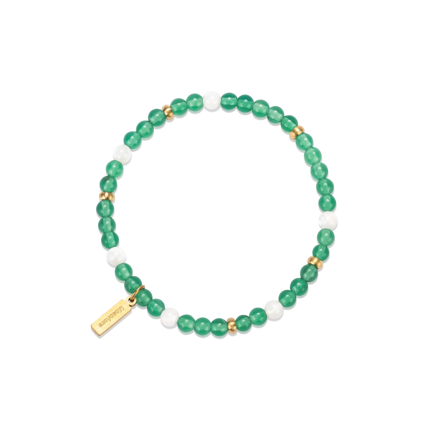 Gentle Guardian Green Agate Bracelet