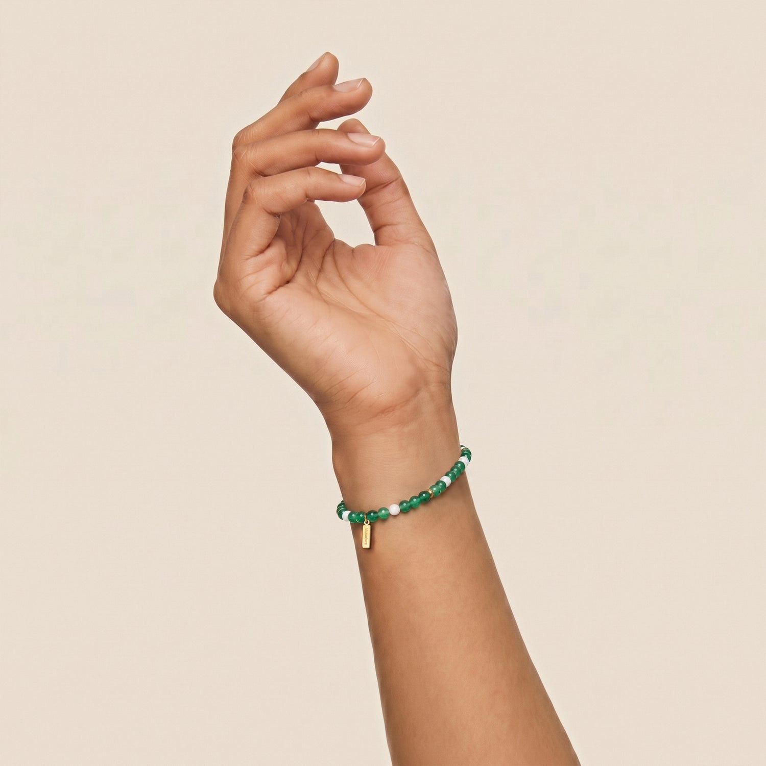 Gentle Guardian Green Agate Bracelet
