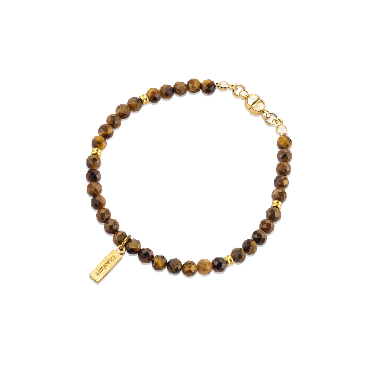 Golden Vision Tiger’s Eye Magnetic Clasp Bracelet