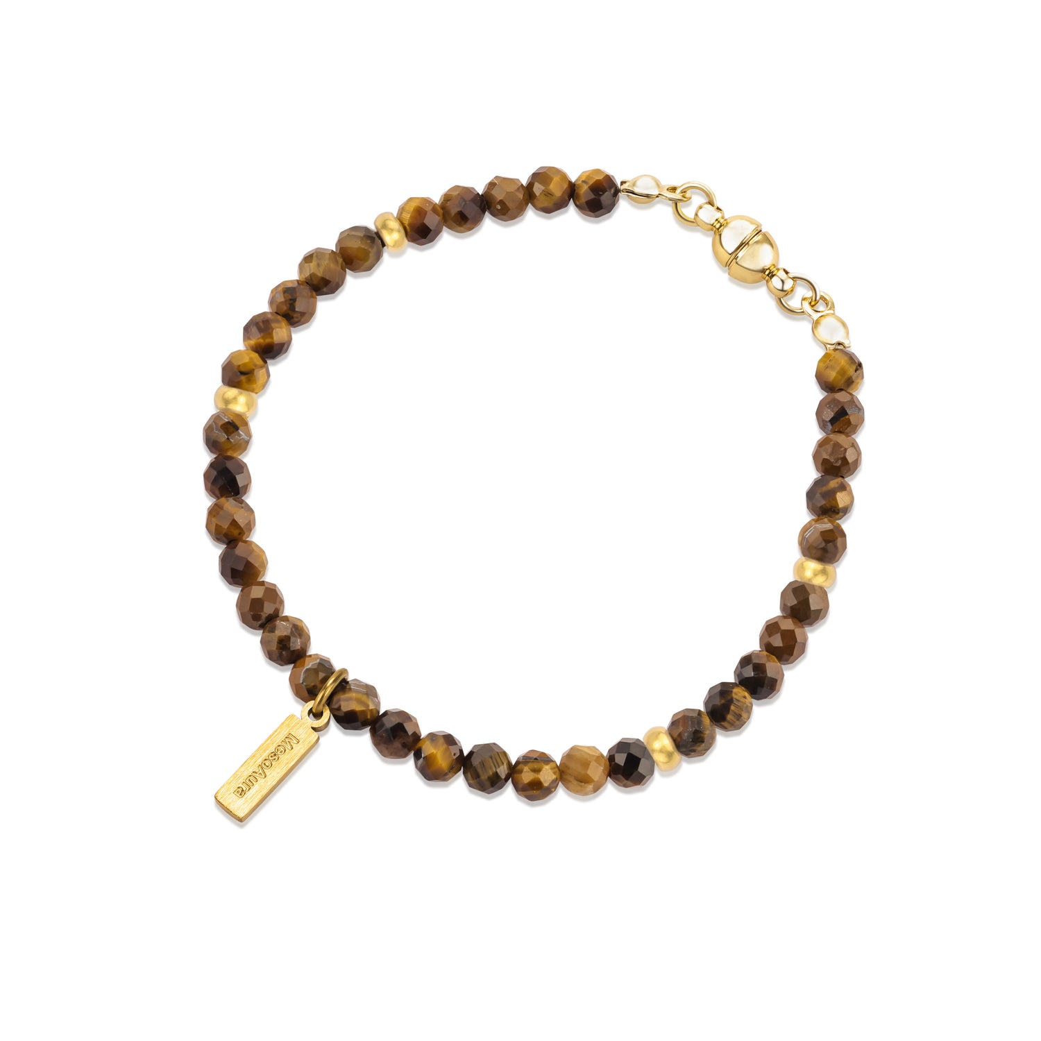 Golden Vision Tiger’s Eye Magnetic Clasp Bracelet
