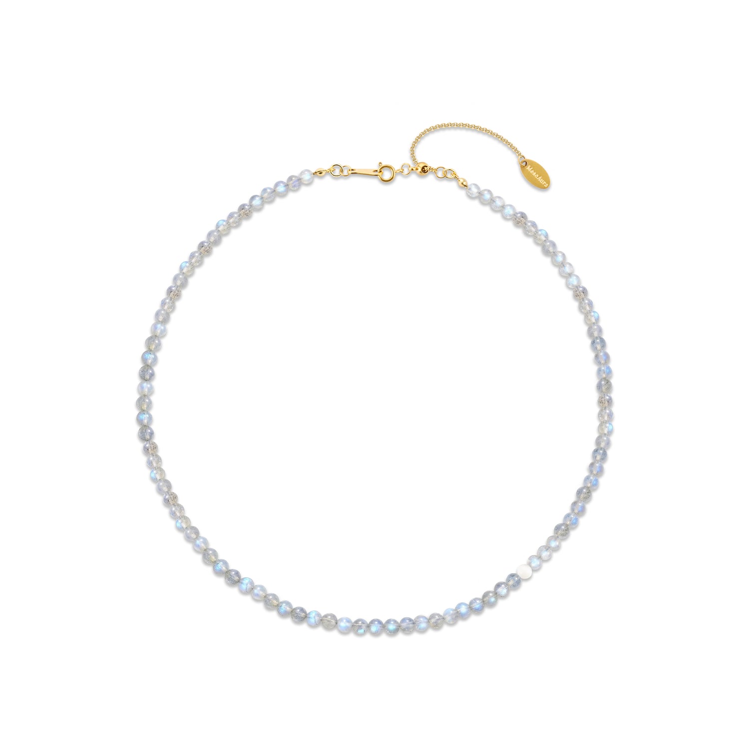 Gray Moonstone Calming Necklace