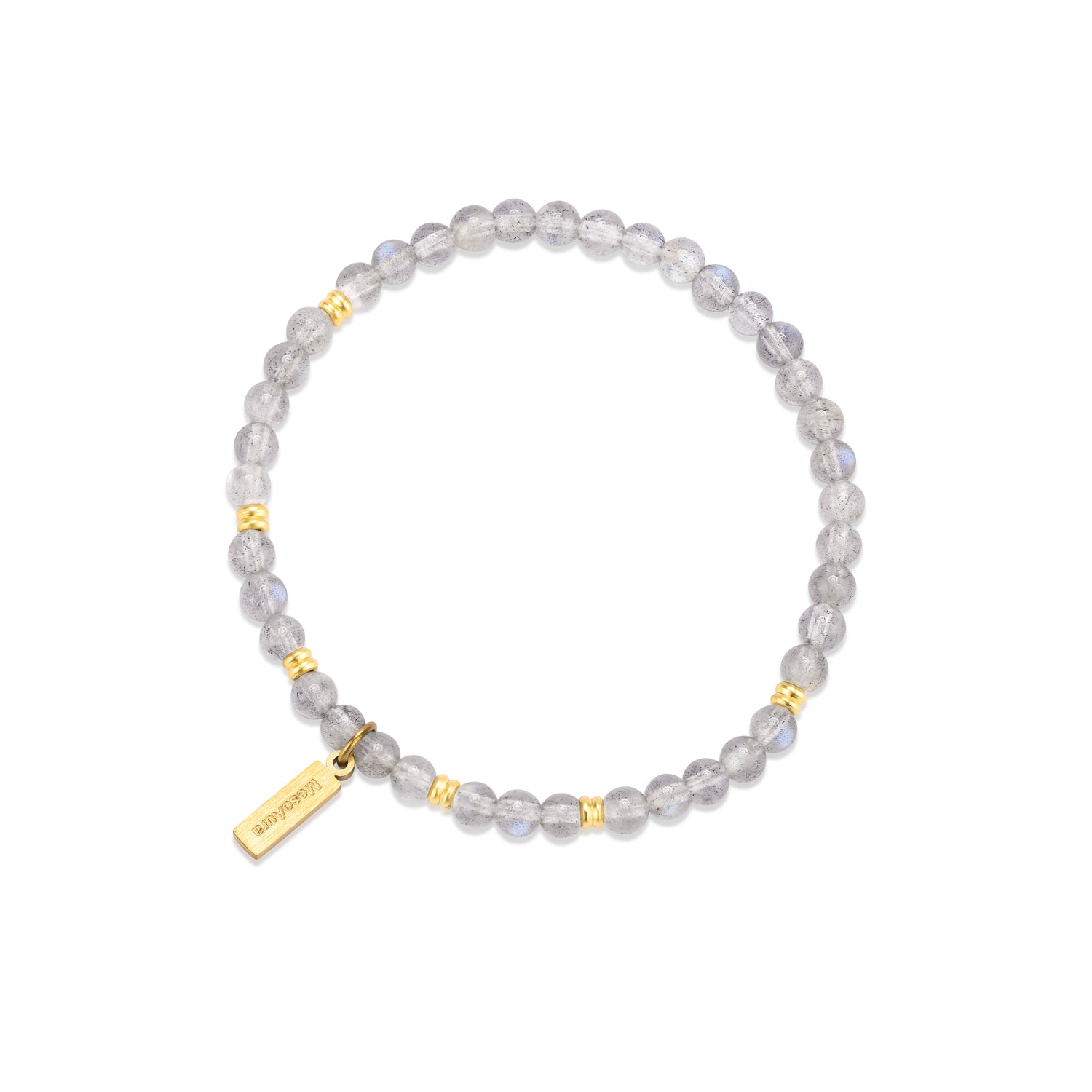 Moonlit Bond Gray Moonstone Bracelet
