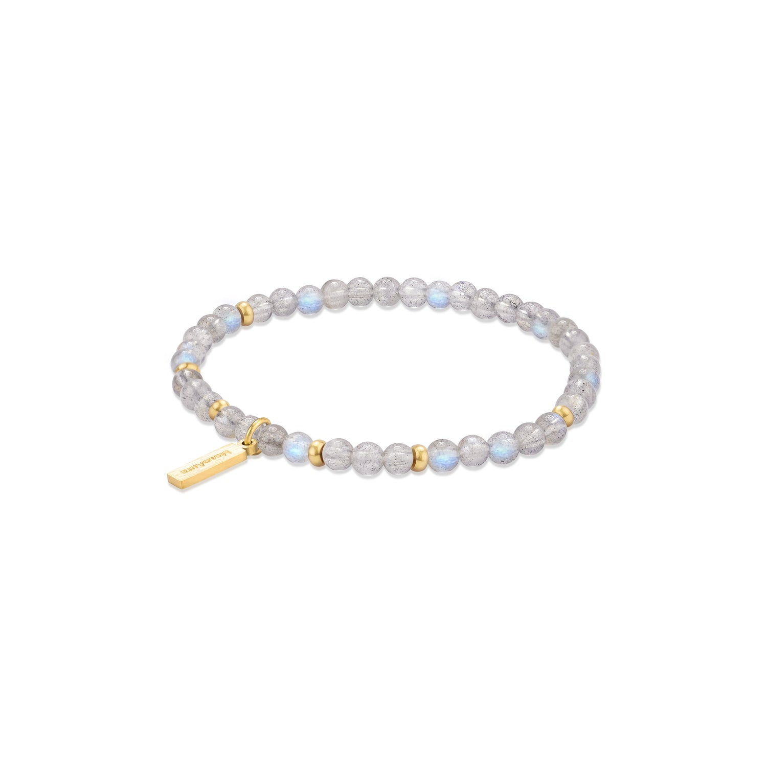 Moonlit Bond Gray Moonstone Bracelet