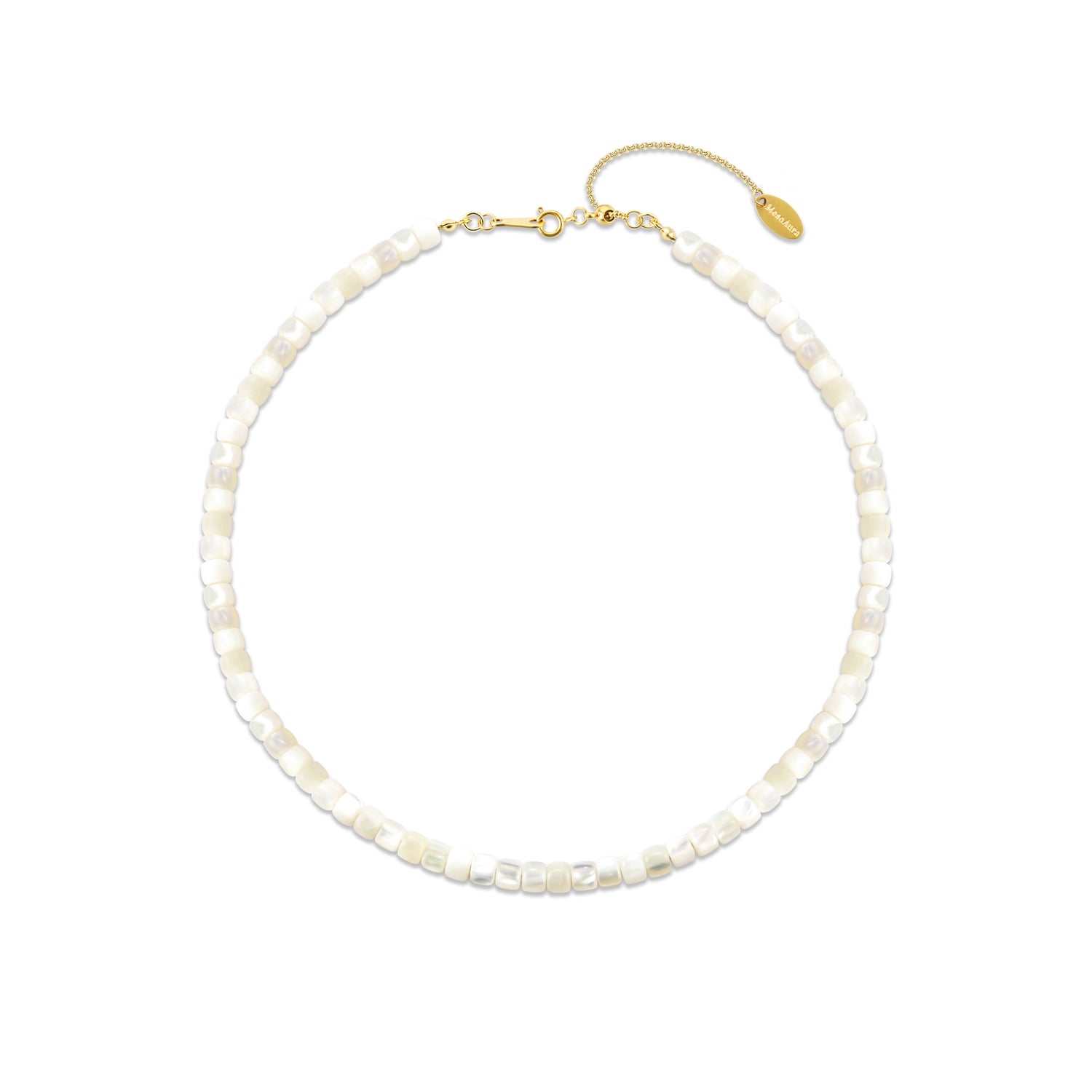 Slice Mother of Pearl Calming Necklace