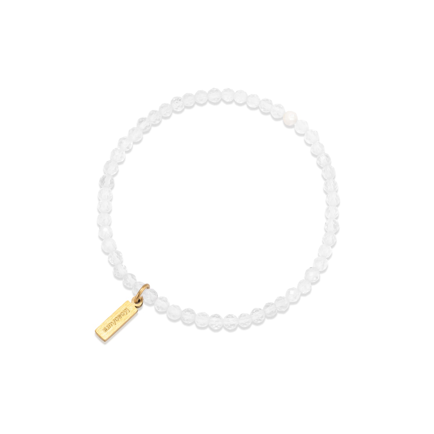 Pure Channel Clear Quartz Bracelet