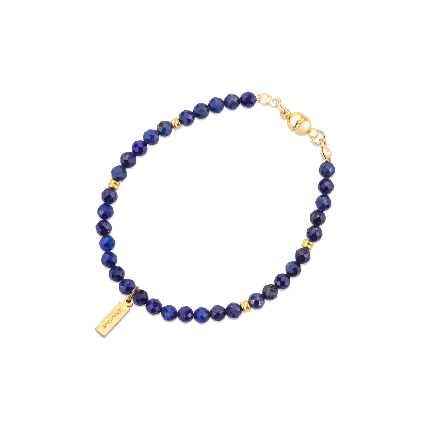 Royal Insight Lapis Lazuli Magnetic Clasp Bracelet