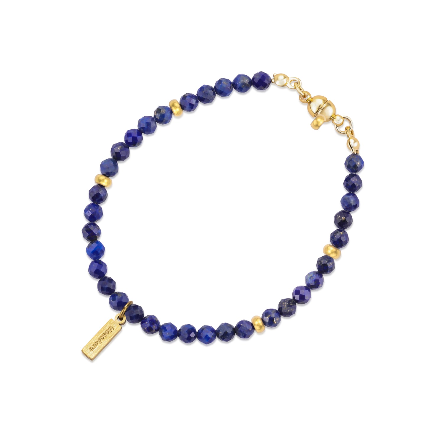 Royal Insight Lapis Lazuli Magnetic Clasp Bracelet