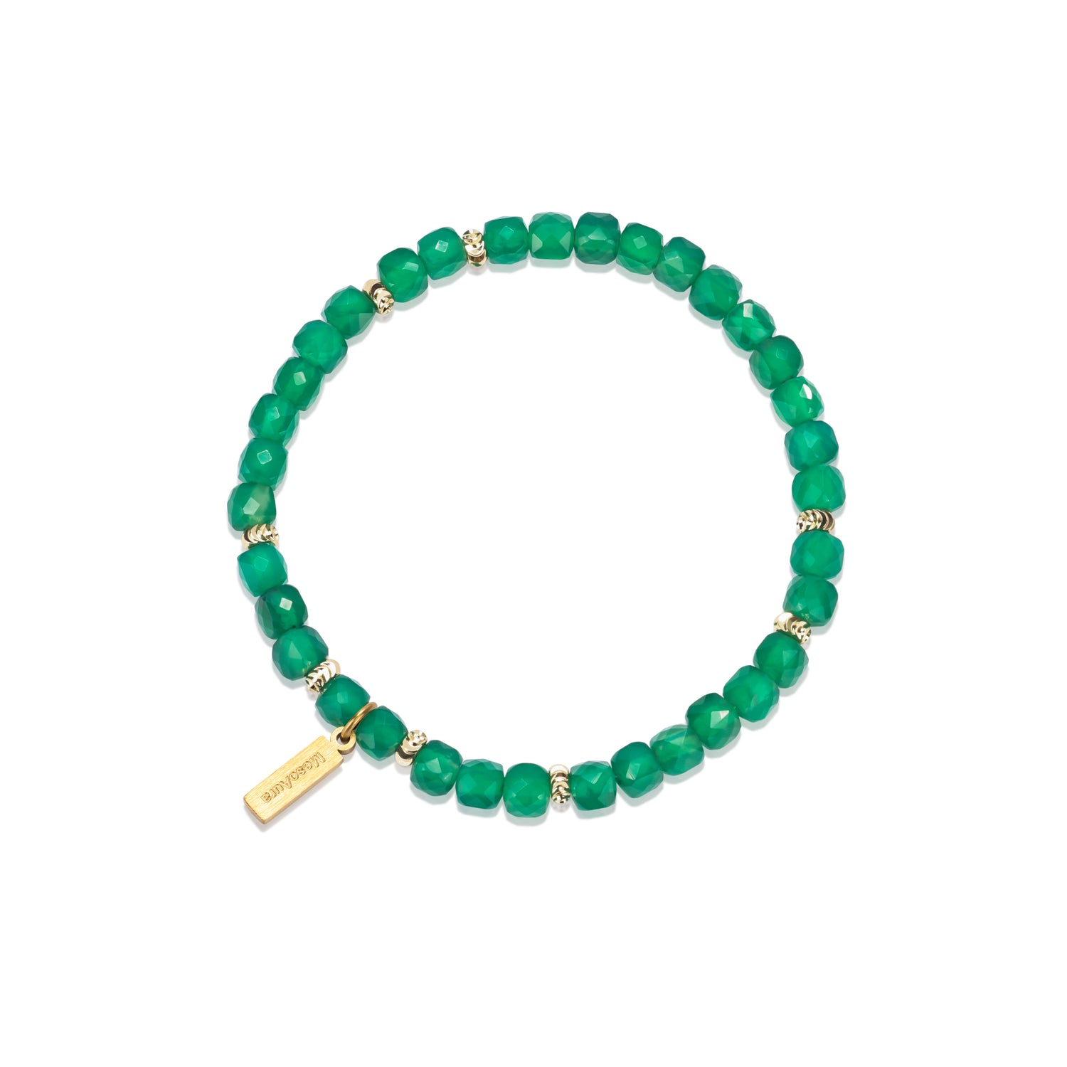 Serene Guardian Green Agate Bracelet