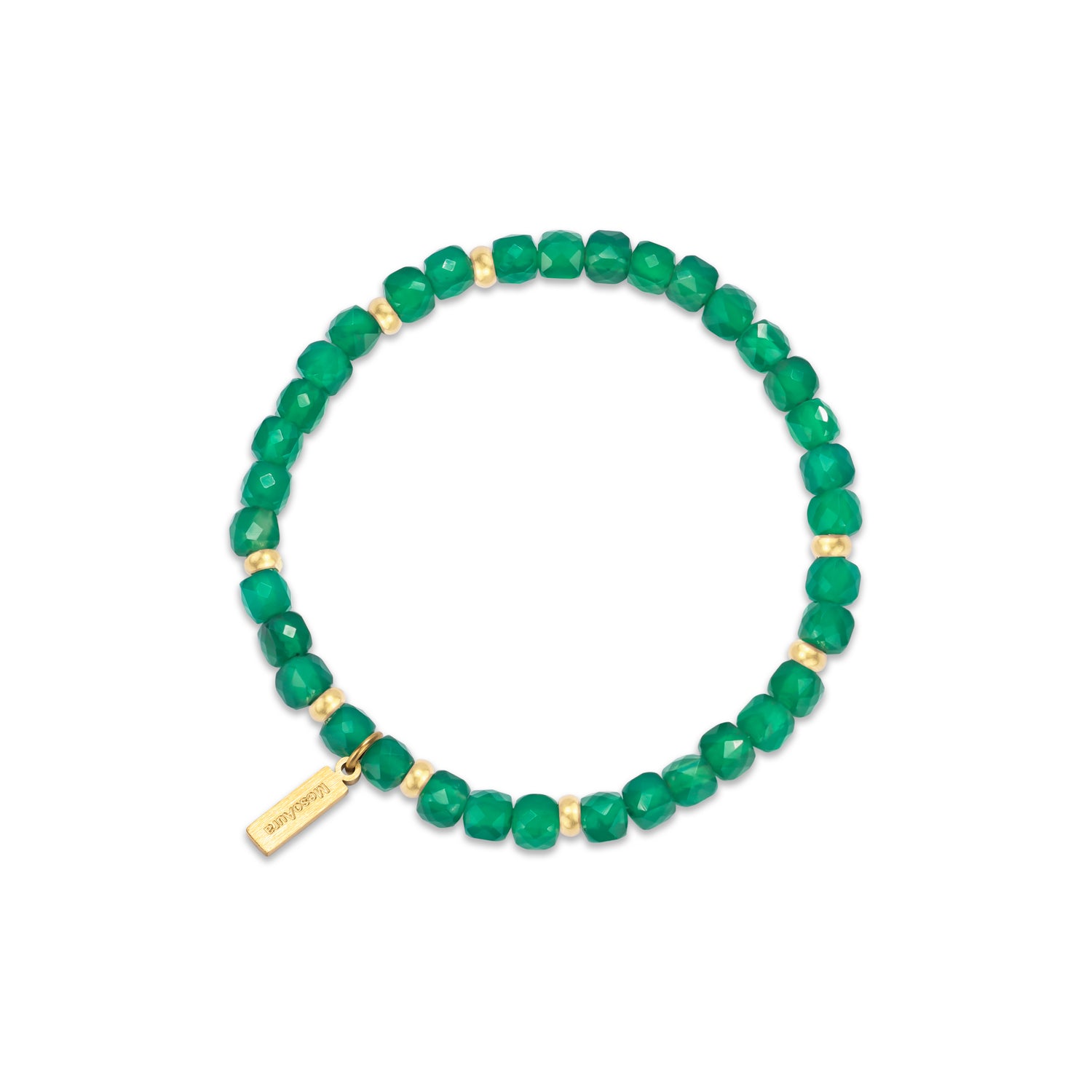 Serene Guardian Green Agate Bracelet