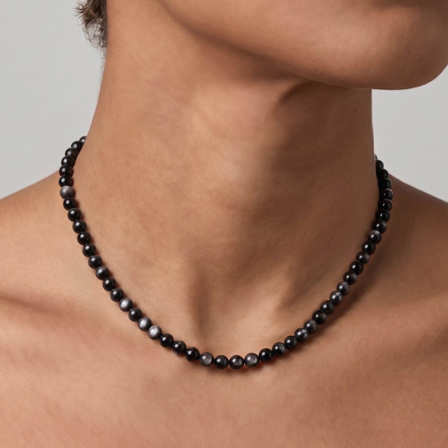 Silver Sheen Guardian Necklace