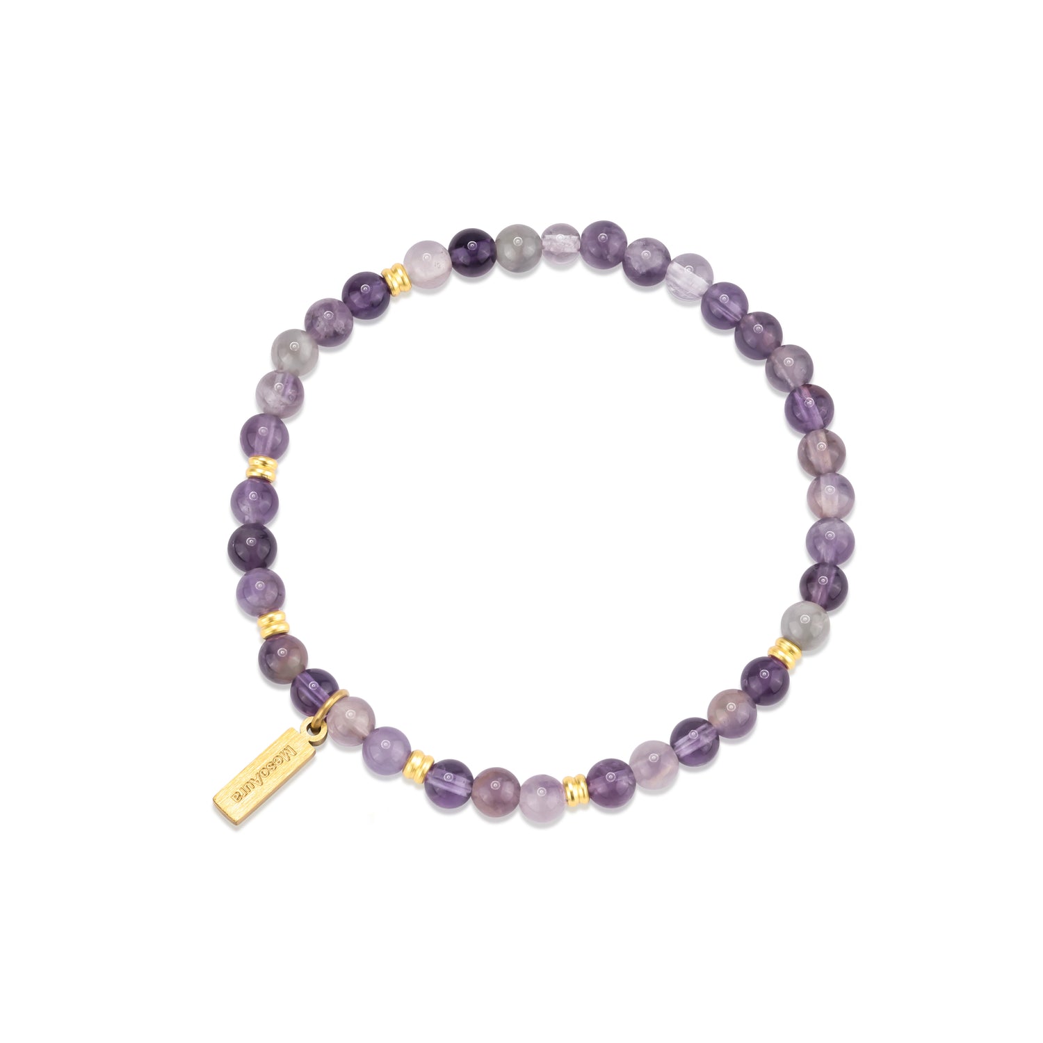 Soul Resonance Purple Fluorite Bracelet