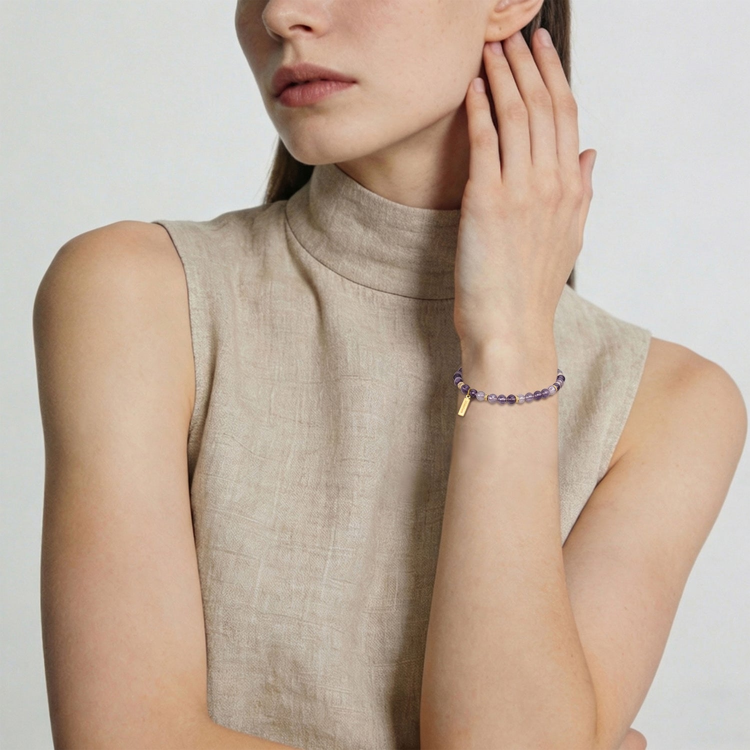 Soul Resonance Purple Fluorite Bracelet