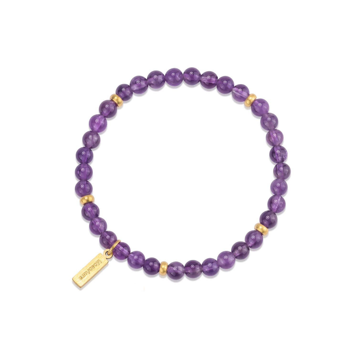 Starlit Guardian Amethyst Bracelet