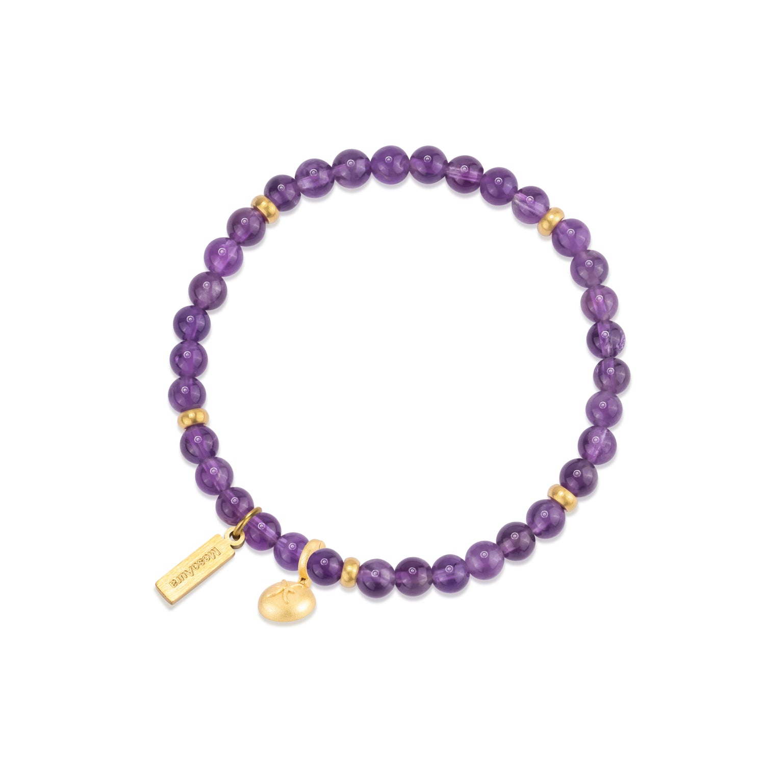 Starlit Guardian Amethyst Bracelet