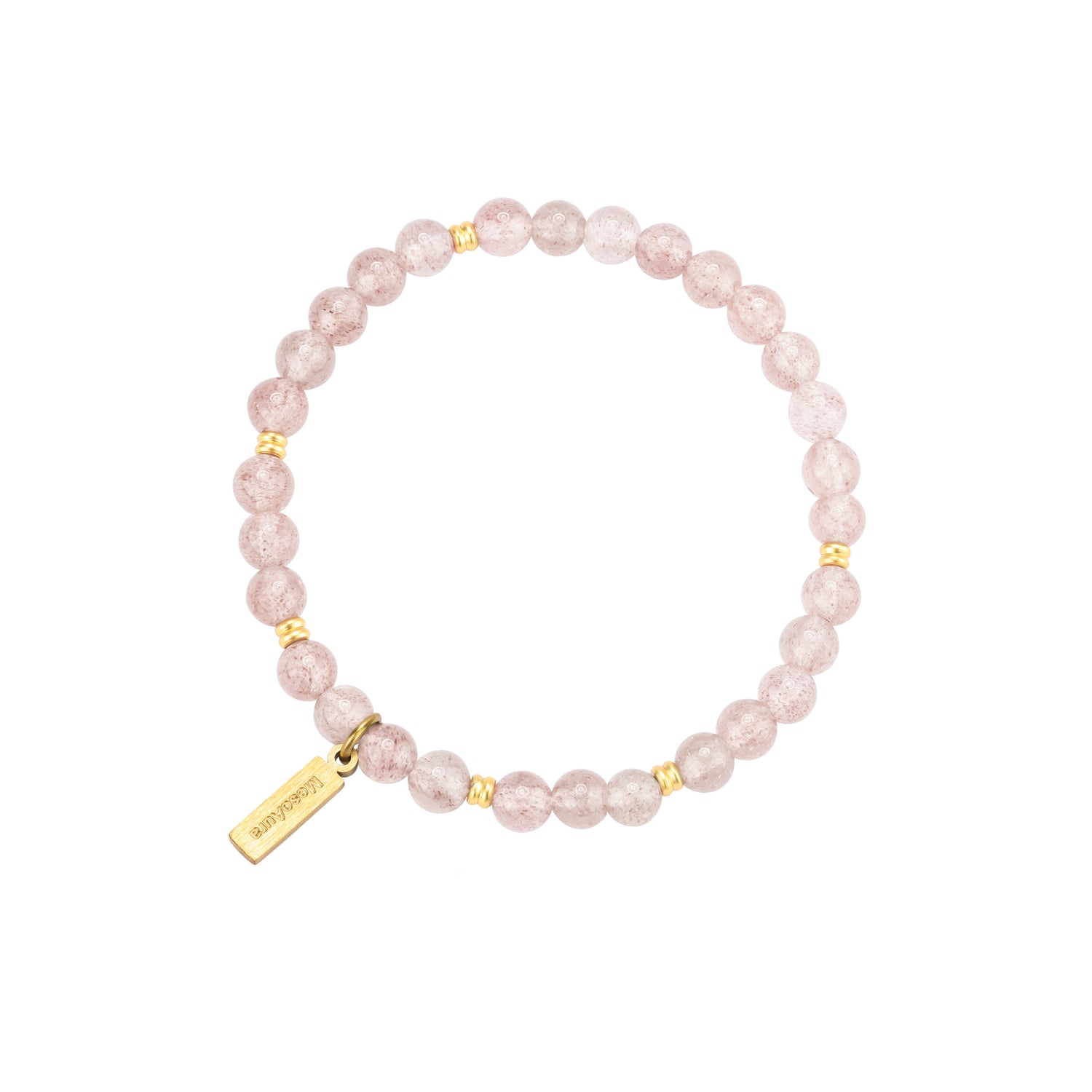 Sweet Attraction Strawberry Quartz Bracelet