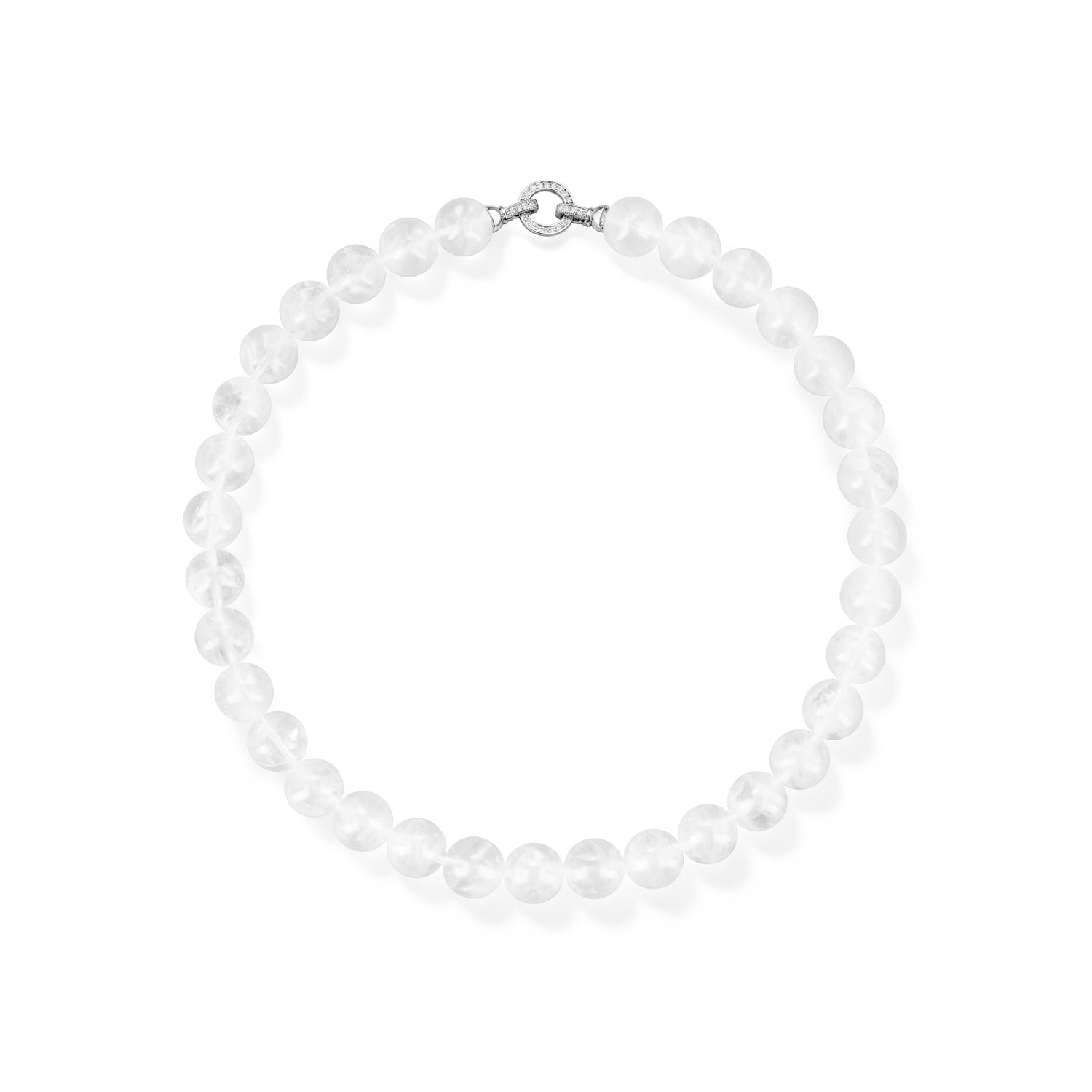 White Phantom Quartz Clarity Necklace
