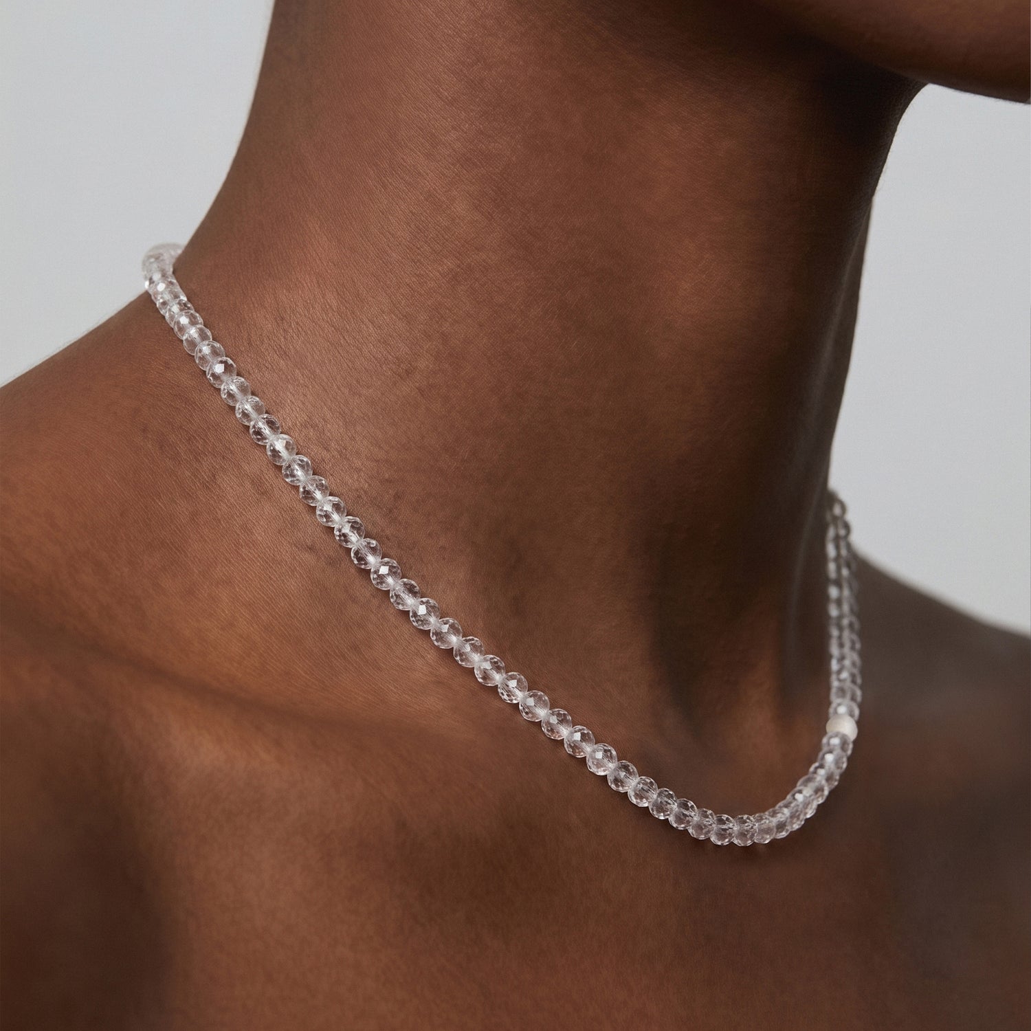 White Phantom Quartz Clarity Necklace